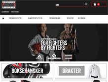 Tablet Screenshot of fighter.no